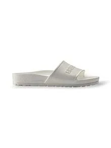 Birkenstock 女式凉鞋 柔软鞋垫 足弓支撑 防滑 轻便 易洗 可调节绑带 度假海滩家居 白色 1015399 - 白色 - 查看 5