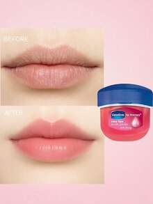 Vaseline 玫瑰香氛润唇膏 | 玫瑰唇部保湿迷你装，滋润滋养，淡化唇纹，修护唇部，旅行必备。7克/0.25盎司 - 粉色 - 查看 2