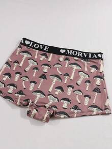 Dircho 3件套女士佩斯利印花撞色包边平角内裤，舒适柔软，弹力腰带，女士内衣裤 - 彩色 - 查看 7