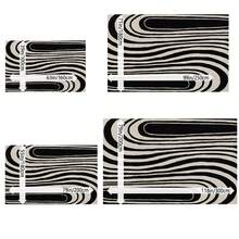 Nordic Beige And Black Striped Area Rug - Soft, Suitable For Living Room, Bedroom, Study, Dining Room, Home Office - 98inch X 118inch , 200cm X 300cm , Low, Rectangular Shape, Bedroom Rug | Geometric Pattern Mat | Living Room Carpet Design - 彩色 - 查看 2