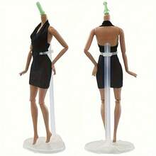 10 件透明玩具娃娃展示架 - 适用于家庭、客厅、办公室和节日装饰的塑料装饰配件 - 非常适合圣诞节、情人节和新年庆祝活动