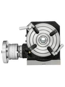 4" Rotary Table Horizontal Vertical, Milling Machine Rotary Table, 4-Slot Indexing Table With Plates, MT-2 Taper, For Precision Milling & Drilling, CNC Mill, Lathe, Metalworking, Woodworking - Multicolor - View 11