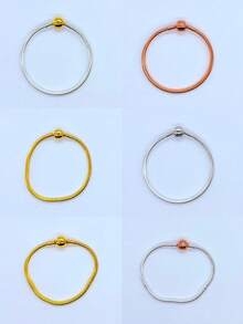 1 件时尚女士手链，适合 DIY 搭配，吊坠手链底座适合日常佩戴，完美的节日、生日礼物