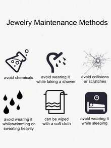 1pc Minimalist Oil Drop Devil's Eye Palm Pendant Necklace For Women (Avoid Contact With Water) - Silver - View 4