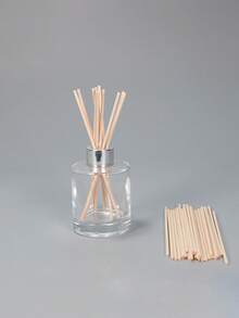 100pcs Odor Eliminating & Long Lasting Fragrance Diffuser Rattan Sticks, Scented Fiber Sticks For Indoor Use