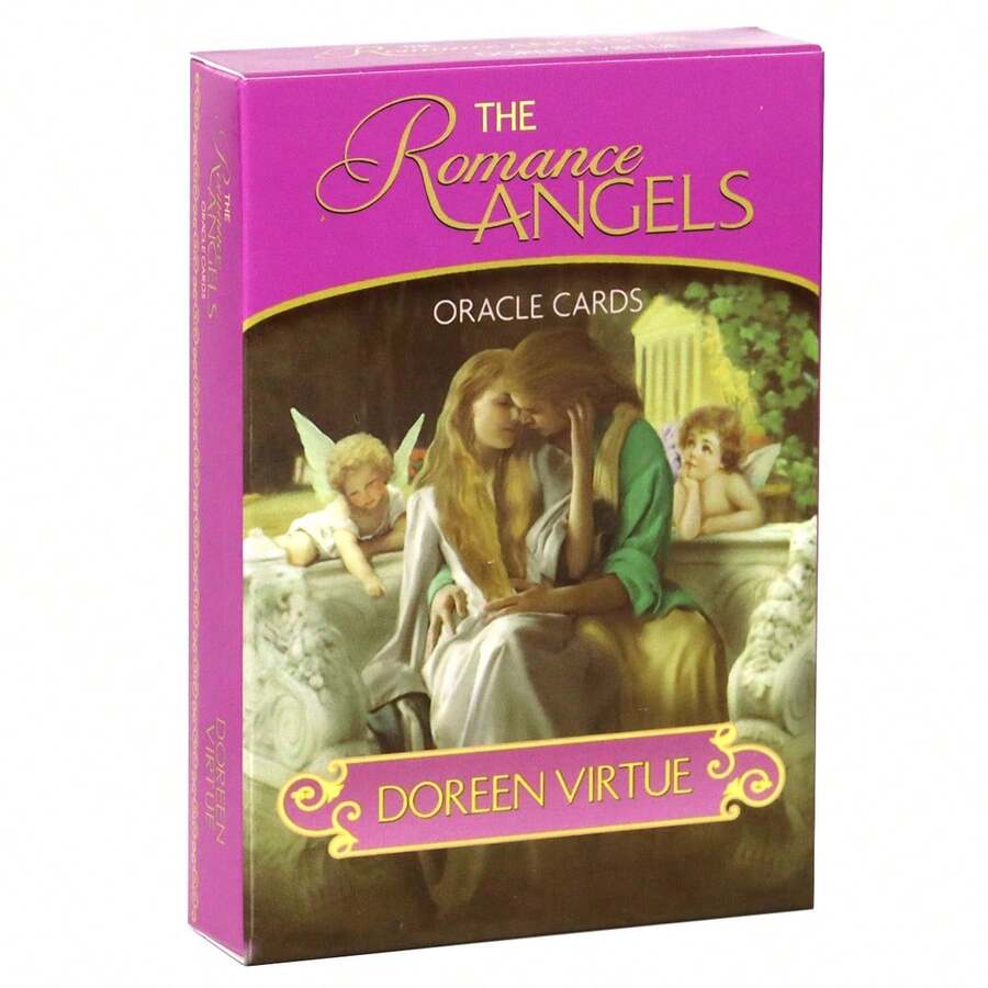 浪漫天使神谕卡塔罗牌浪漫天使主题神谕卡精神指导工具专注于爱情浪漫和亲密关系78张全插图卡片展示天使保护、爱情符号和浪漫场景可以揭示情感、他人的真实感受和亲密关系中的潜在机会 - 彩色 - 查看 1
