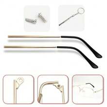 Reparatur- und Ersatzwerkzeuge für Brillen für Erwachsene, ältere Menschen, Brillenbügel, Brillengestelle, Ersatz für Brillenbügel, geeignet für äußere Zähne Brillenbügel, ohne Brillengestelle ersetzen zu müssen, Sonnenbrillen, Blaulichtfilter-Brillen, Lesebrillen, Kurzsichtigkeitsbrillen, Party-Dekorationsbrillen, Brillenbügel