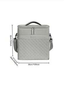 1 szt. 10L Duża pojemność izolowana torba na lunch, wodoodporna przenośna duża pojemność izolowana torba, College Foil przenośna izolowana torba na lunch, izolowana torba na lunch, podróż piknik na zewnątrz szkoła praca kemping biuro dziewczyny chłopcy studenci podróż niezbędne, artykuły szkolne podstawowe artykuły do college'u, zewnętrzny pakiet chłodzący, świąteczna torba na lunch, powrót do szkoły