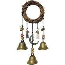1 Piece Of Decoration With Its Own Sense Of Enchantment! Magic Bell Magic Wind Chimes With Witchcraft Pendant, Crystal Quartz Clear Blessing, Hanging Everywhere Is Like An Unexpected Fantasy - 樣式 1 - 查看 3