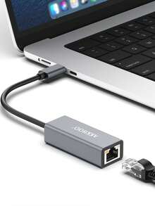 Network Port Converter,100Mbps Network Card - Type-C To RJ45 Network Port Conversion For Wired Network Card. Driver-Free Version Suitable For Desktop Computers And Laptops.