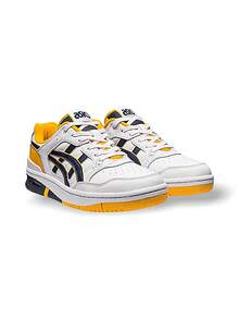 Giày thể thao nam Asics Model EX89 Thể thao thoáng khí Nhẹ thấm hút mồ hôi Đa năng Logo trơn Dễ giặt Dùng ngoài trời Hàng ngày Trắng/Cam 1201A476.112 - Trắng/Cam - Xem 4