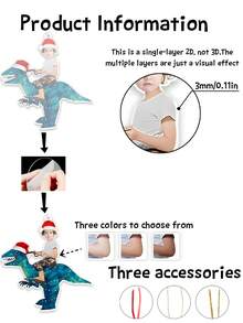 Personalisierte Weihnachtsornament mit individuellem Gesicht auf Dinosaurier oder Einhorn, lustige Feiertags-Dekoration, einzigartiges Geschenk für Kinder, Familie und Freunde, personalisierte Name/Foto Ornament, Weihnachtsbaum Hängedekoration, Sammlerstück 2025, Feiertags-Dekoration