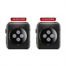 1pc Genuine Leather Single Chain Strap, Fashion Smartwatch Band Compatible With Apple 38mm 40mm 41mm 42mm 44mm 45mm 49mm, Series 8 7 6 5 4 SE