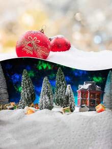 1pc- Christmas Decorative Artificial Snow Powder,Christmas Fake Snow,Christmas Fake Snow Decoration,Artificial Flake Fake Snow Powder Filler For Crafts Glitter Fake Snow Village Artificial Powder Decoration Artificial Plastic Powder Christmas Tree Decorations Village Winter Displays Supplies