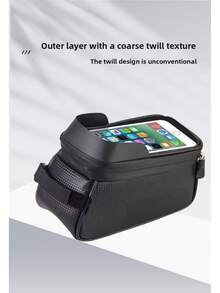 Torba na górną rurę roweru do stabilnego, odpornego na zużycie i wodoodpornego przechowywania telefonów i innych rzeczy: używana podczas jazdy na rowerze, odpowiednia dla rowerzystów. Torba na górną rurę roweru, stabilna, odporna na zużycie i wodoodporna torba do przechowywania telefonów komórkowych.