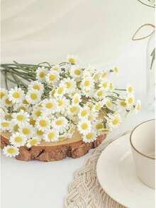 10/30 piezas Flores de manzanilla artificial de 10 pulgadas, flores de margarita artificial, plantas artificiales, arreglos de boda, decoraciones para el hogar y la oficina, colgantes de jardín exterior, arte floral colgante de patio, flores de pared, accesorios de fotografía, decoración de habitaciones, decoración del hogar, arreglo floral de jarrón para sala de estar y dormitorio, decoraciones de Año Nuevo, accesorios de decoración de dormitorio, regalos de decoración del Día de San Valentín