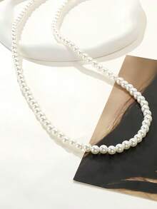 1pc Premium Elegant Pearl Shoulder Strap, Fashionable Versatile Detachable Chain, Multi-Functional Replacement Strap