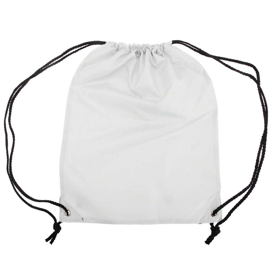 Shugon Stafford Plain Drawstring Tote Bag 13 Litres (White) - White - View 1