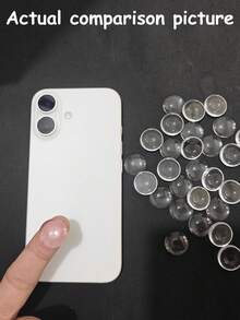 10/20/50/100 piezas Piedras de vidrio transparente, bolas de vidrio planas, piedras decorativas de vidrio transparente para manualidades DIY, decoración de mesa, acuarios, decoración floral, mosaicos, portavelas, decoración de chimeneas y hogar, decoración de jarrones y floreros