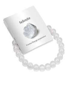 سوار كريستال شافي للنساء والرجال، سوار مطاطي من الأحجار الطبيعية المخرزة، مجوهرات روحية مصنوعة يدويًا من الأحجار الكريمة، هدايا عيد الميلاد، هدايا المجوهرات الأنيقة، هدايا الصداقة