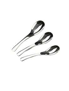 1/2/3件鱼形不锈钢勺架食物夹火锅勺托盘酒店餐厅厨房用具架架子托盘自助餐勺架套装 - 銀色 - 查看 4