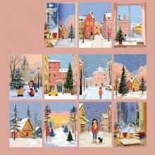 Hârtie Tori pentru scrapbooking, 20 buc/set, serie cu tematică de Crăciun, versatilă pentru jurnalizare, scrapbooking și scris