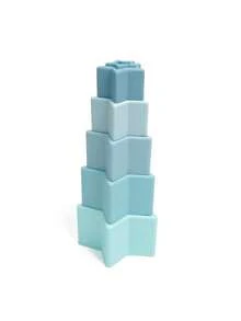 1 Set Stacking Cups, Baby Early Education Cognitive Puzzle Toys, Pentagram Shape, Suitable For Bathroom, Beach And Pool. Random Color. School, Student, Stationery, School Supplies, Halloween Decoration, Newborn Toys, Educational Learning, 18 Months Toys, Children's Pool, Bath Toys, Baby Tethers, Tummy Time, Preschool Toys