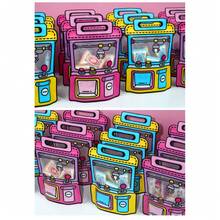 Set de 10 pungi cadou portabile pentru gustări, pungă de bomboane în formă de rucsac cu imprimeu de desene animate și fereastră transparentă, ideală pentru cadouri de petrecere și ambalaje pentru ocazii speciale, cum ar fi Paște, Ziua Îndrăgostiților, nunți și zile de naștere