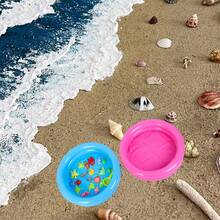 1pc Summer Outdoor Inflatable Water Pool Toy Pool Fishing Pool Double Layer Round Pool Mini Inflatable Round Pool, Can Be Used As A Pet Nest. Please Check The Product Size And Dimensions.