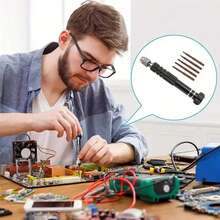 1 件套多功能螺丝刀工具套件，包括平头、星形、六角头，适用于眼镜、手表、手机和小家电维修