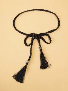 1条手工编织超长黑色腰绳 - 腰繩 - 查看 11