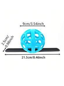 高尔夫挥杆训练系统，配备挥杆角度辅助装置和稳定臂/腕训练器 - 采用传感器技术，符合人体工程学设计，包含蓝/黑色挥杆传感器和魔力球 - 适合初学者/进阶左手/右手球员进行肌肉记忆训练 - 非常适合家庭练习和课程 - 兼容智能设备 - 彩色 - 查看 6