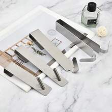 Stainless Steel S-Shaped Shower Towel Bar, Suitable For Glass Door, Bathroom Bathrobe Hook,Easy To Install S-Shaped Towel & Bathrobe Hangers For Shower, Kitchen, Bedroom - Durable, Space-Saving Bathroom Accessory