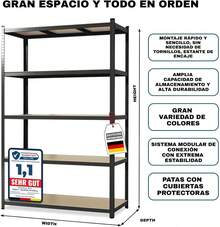 Garage Tool Storage Racks - Gray - View 9
