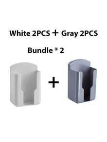 1/2/4/5 szt. bez wiercenia klimatyzacja TV pilot zdalnego sterowania pudełko do przechowywania stojak na pilota zdalnego sterowania łazienka pilot ścienny stały wiszący na ścianie