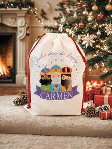 Personalized DíA De Reyes Gift Bag, Custom Named Three Kings Day Gift Bag, Must-Have Gift Bag For Epiphany Day Event