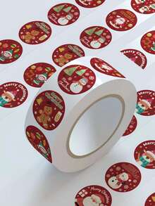 500/2500 Stücke Fröhliche Weihnachts Aufkleber für Kinder Laptops Sammelalbum Schreibwaren Geschenkbox Umschlag Siegelaufkleber Weihnachtsdekoration Geschenke Spielzeug