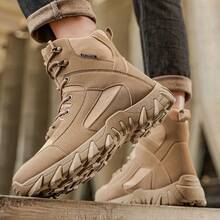 户外徒步鞋，露营沙漠靴，耐用军用作战靴，舒适高帮鞋，时尚男士新款三角Delta登山鞋，战场训练军靴