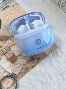 HP Wireless Earbuds With Case And Silicone Lanyard, 5.4 Wireless, Up To 30 Hours Playtime, Mini And Lightweight, Wireless Headphones With Mic, Compatible With IPhone Android, Gaming Headset And Speaker, Holiday Gift Christmas Present