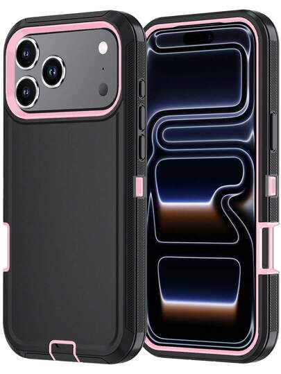 FOGEEK FOGEEK kompatibel mit iPhone 17 Pro Max Handyhülle (Mehrschichtiger Schutz) [Stoßfest] [Sturzsicher] [Rutschfest], Aufgerüstete Schutzhülle mit Ständer (3 in 1)