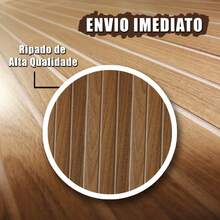 100 Freijó MDF Boards 45x11 Easy Installation Adhesive Slatted Panel - 弗雷霍 - 查看 4