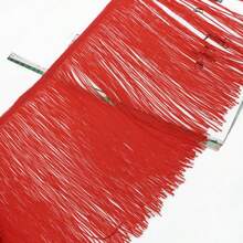 2码流苏花边蕾丝用于缝纫配件宽边饰流苏拉丁舞服装流苏DIY服装用品艺术工艺品家居园艺