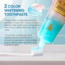 BodyAccel Niacinamide Whitening Toothpaste, Niacinamide Intensive Whitening Toothpaste With Natural Gentle Care Deep Stain Removal Clean Peach Flavor, Improves Gum Health, Fresh Breath (1)