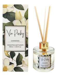 Difusor De Varillas Aromáticas De 100ml Ambientador De Aromas Frutales Y Armoniosas - Gardenia - Ver 1