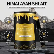 ¿Te preocupa sentir sueño en viajes largos? ¡Los palitos de miel Shilajit Nutrajoy Himalaya (30 palitos) te mantendrán alerta! Elaborados con ingredientes premium del Himalaya, cada palito contiene más de 85 minerales y más del 75 % de ácido fúlvico. Disfruta uno durante un descanso en un área de servicio para aliviar la fatiga, reponer energía y evitar distracciones. Empacado individualmente y guardado en una caja para auto, son fáciles de tomar y comer cuando los necesites. - 30 piezas - Ver 5