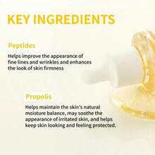 NIDA Peptide Propolis Renewal Serum+Revive Eye Cream For Face And Neck(1.35fl.Oz/40ml)-Wrinkles Fine Lines Aging Skin Daily Radiant Fine Lines, Cell Turnover, Radiant Skin, Moisture Retention - 杏色 - 查看 10