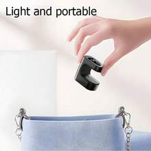 Movcle Portable Mini Nail Dryer Lamp, USB Rechargeable Nail Gel Curing Light, For Gel Polish & Nail Art, Suitable For Home DIY - màu đen - Xem 4