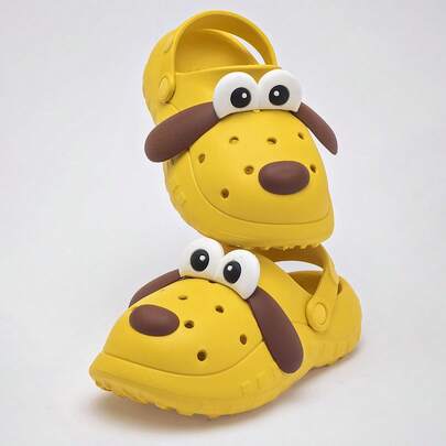Huarachetas Sandalia para niño color amarillo.