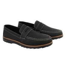 Men's Shoes, Loafers, Social Casual, Non-Slip Sole, Sporty, Elegant, Versatile, Sporty, Fine, Graduation, Everyday, Work - 黑色 - 查看 4