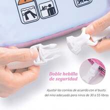 Acokt Chaleco Salvavidas de Natación para Ni?os con Mangas, Chaqueta de Natación con Correa Ajustable de Dibujos Animados, Flotadores de Piscina para Ni?os, Chaleco Salv para 30-55 Libras Ni?os - Caballo de Arco Rosa - Ver 2